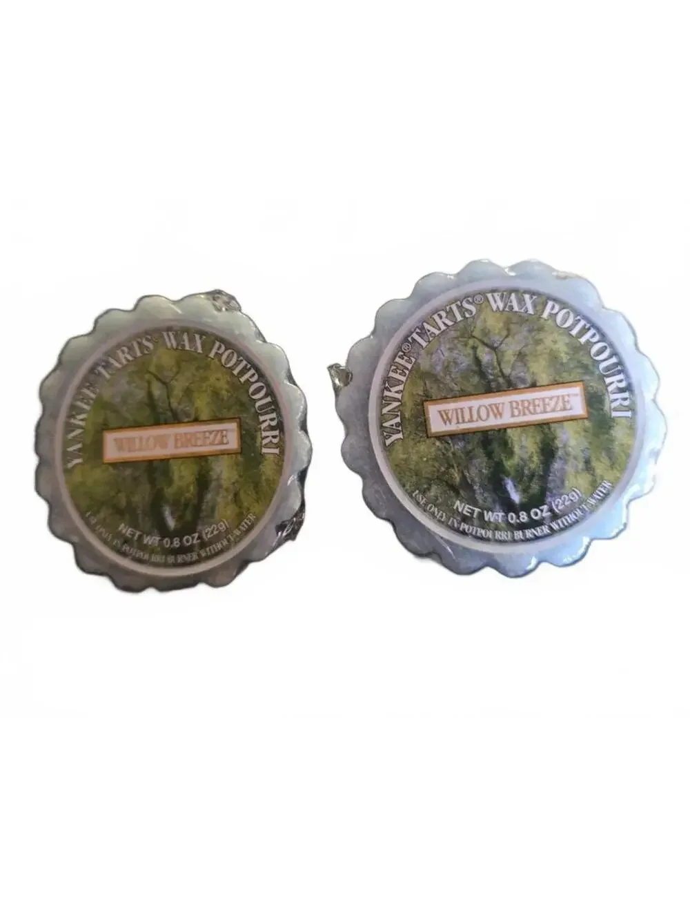 2 Vtg Yankee Candle Tarts Potpourri WILLOW BREEZE Wax Melts